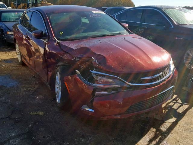 1C3CCCAB5GN168952 - 2016 CHRYSLER 200 LIMITE BURGUNDY photo 1