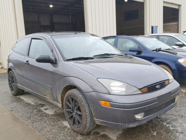 3FAFP31392R218513 - 2002 FORD FOCUS ZX3 GRAY photo 1