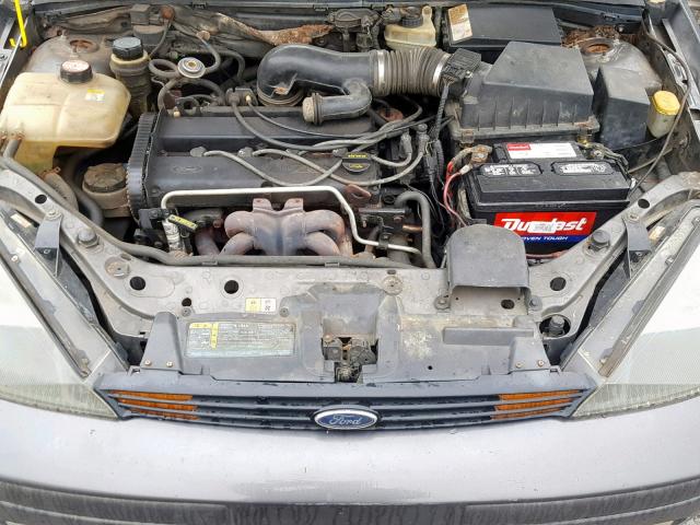 3FAFP31392R218513 - 2002 FORD FOCUS ZX3 GRAY photo 7