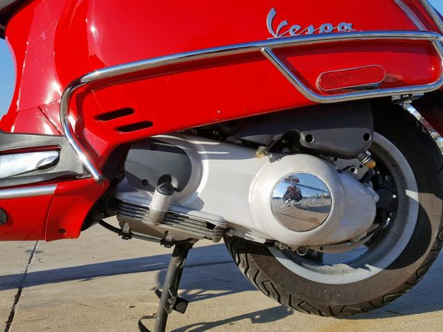 ZAPM459L175004330 - 2007 VESPA GTS 250 RED photo 7