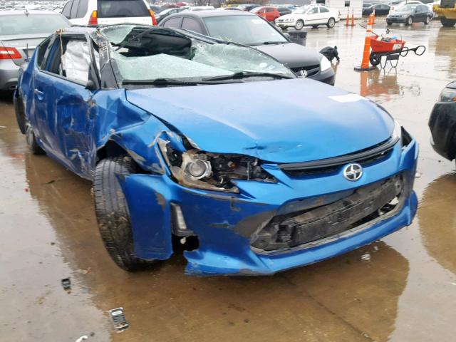 JTKJF5C76E3075518 - 2014 TOYOTA SCION TC ლურჯი ფოტო 1