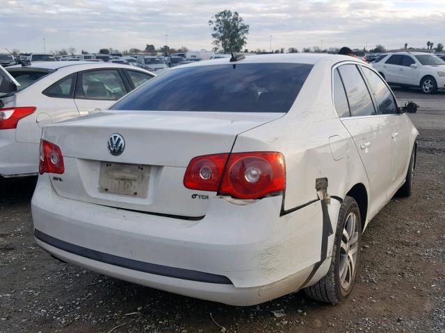 3VWST71K46M729632 - 2006 VOLKSWAGEN JETTA TDI WHITE photo 4