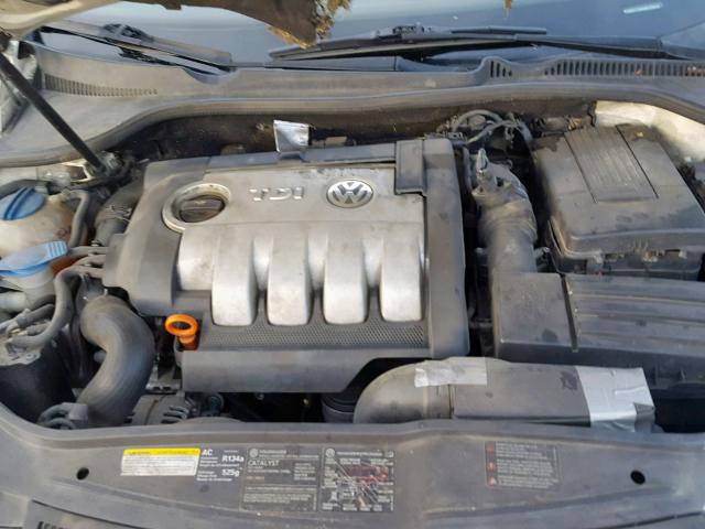 3VWST71K46M729632 - 2006 VOLKSWAGEN JETTA TDI WHITE photo 7