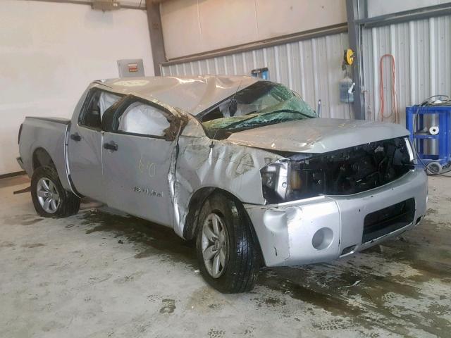 1N6BA0EK9BN305368 - 2011 NISSAN TITAN S SILVER photo 1