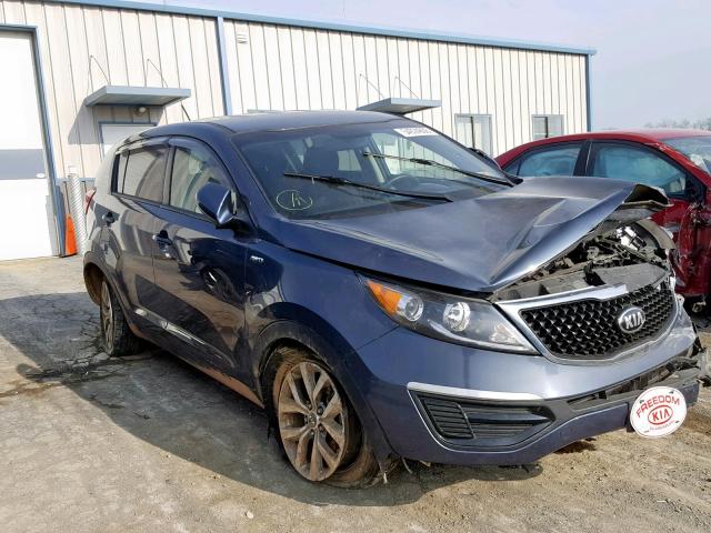 KNDPBCAC2G7873172 - 2016 KIA SPORTAGE L BLUE photo 1