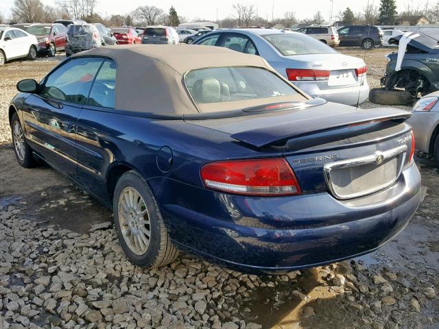 1C3EL55RX6N285808 - 2006 CHRYSLER SEBRING TO BLUE photo 3