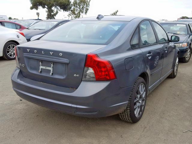 YV1MS390492447409 - 2009 VOLVO S40 2.4I GRAY photo 4