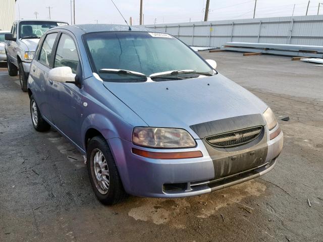 KL1TD66677B757452 - 2007 CHEVROLET AVEO BASE Mavi foto 1