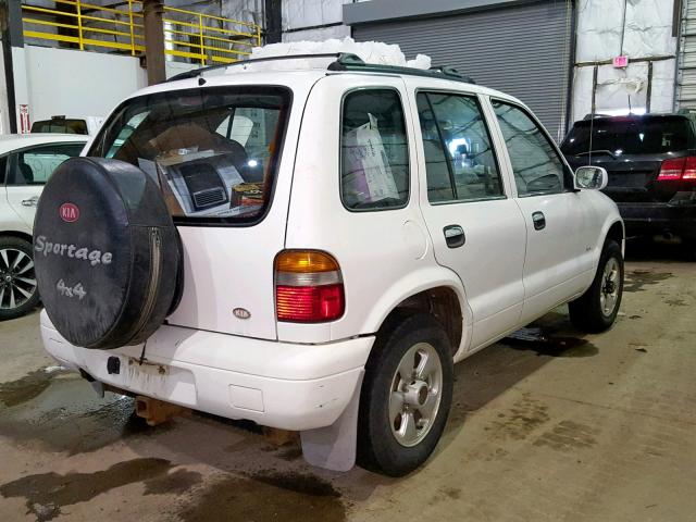 KNDJA7210S5503632 - 1995 KIA SPORTAGE WHITE photo 4