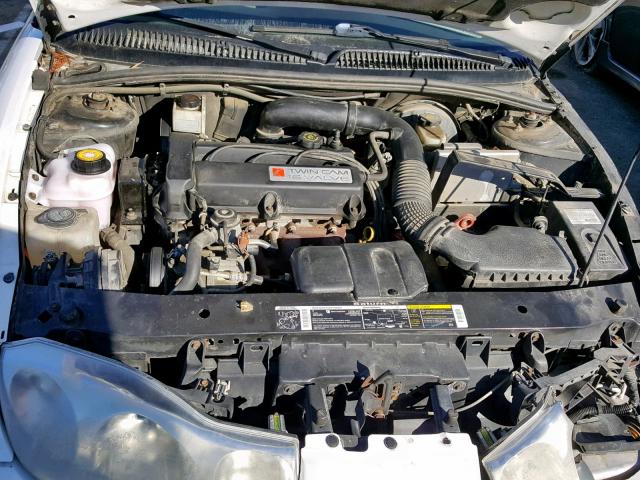 1G8ZY14772Z202484 - 2002 SATURN SC2 WHITE photo 7