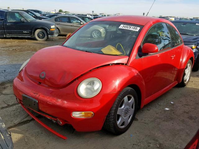 3VWBB61C4WM049588 - 1998 VOLKSWAGEN NEW BEETLE Qırmızı foto 2