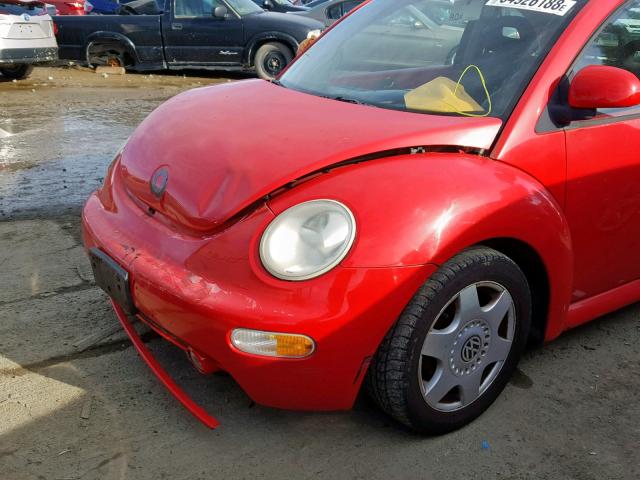3VWBB61C4WM049588 - 1998 VOLKSWAGEN NEW BEETLE Qırmızı foto 9