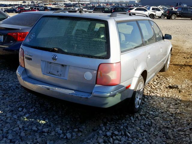 WVWVD63B43E132633 - 2003 VOLKSWAGEN PASSAT GLS SILVER photo 4