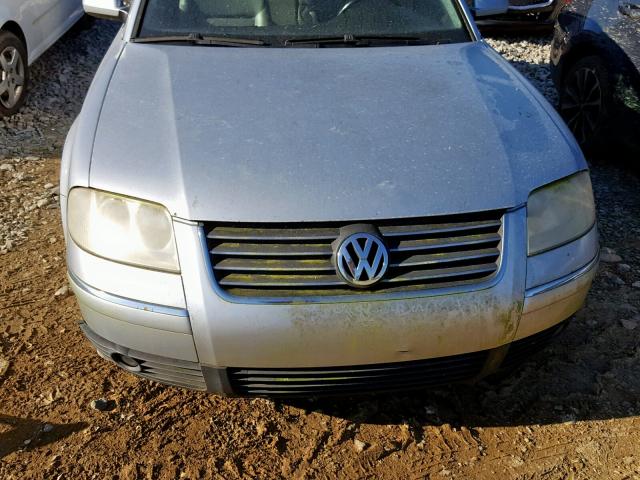 WVWVD63B43E132633 - 2003 VOLKSWAGEN PASSAT GLS SILVER photo 7