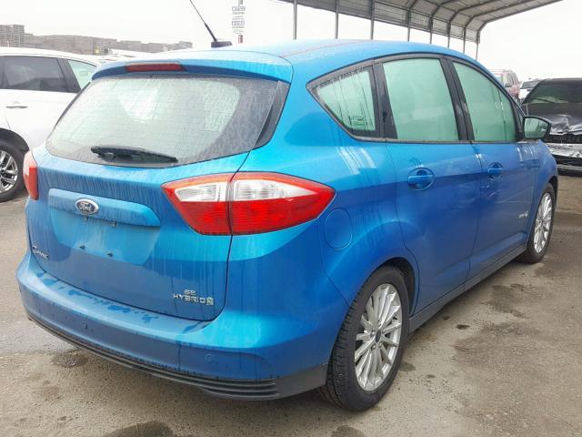 1FADP5AU2FL118267 - 2015 FORD C-MAX SE BLUE photo 4