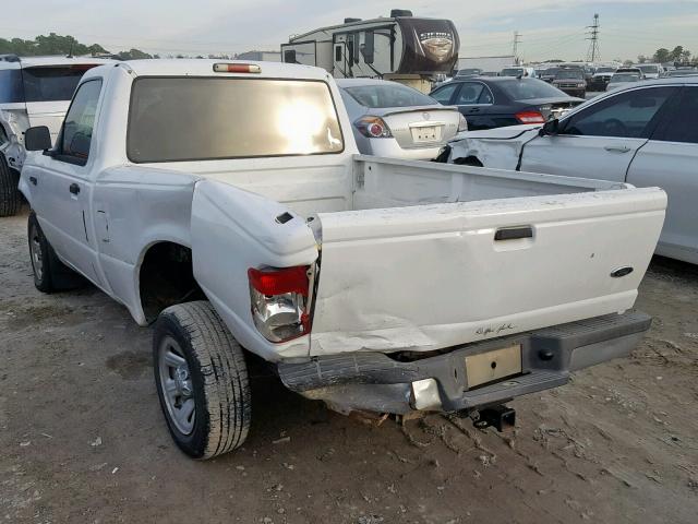 1FTYR10C6YPA11659 - 2000 FORD RANGER WHITE photo 3