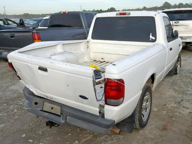 1FTYR10C6YPA11659 - 2000 FORD RANGER WHITE photo 4