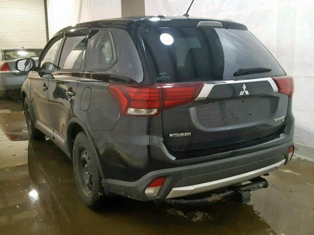 JA4AZ3A36GZ050017 - 2016 MITSUBISHI OUTLANDER BLACK photo 3