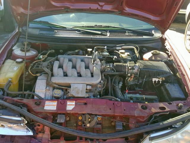 1MEFM66L0WK640109 - 1998 MERCURY MYSTIQUE L RED photo 7