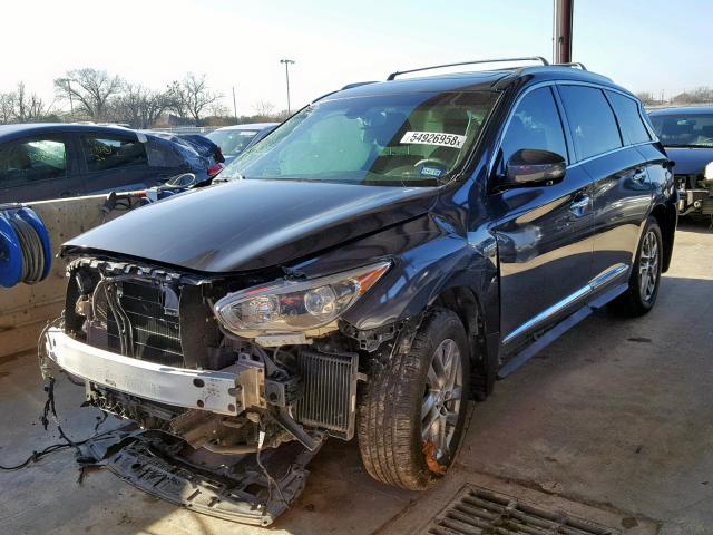 5N1CL0MN7EC548024 - 2014 INFINITI QX60 HYBRI CHARCOAL photo 2