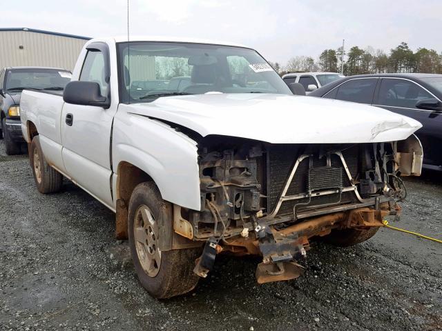 3GCEC14V16G250554 - 2006 CHEVROLET SILVERADO WHITE photo 1