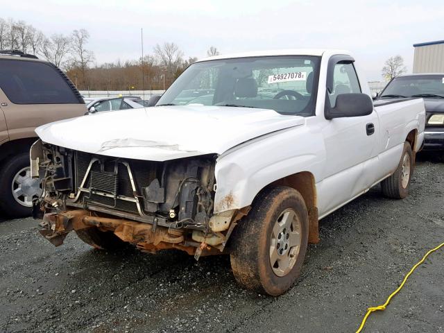 3GCEC14V16G250554 - 2006 CHEVROLET SILVERADO WHITE photo 2