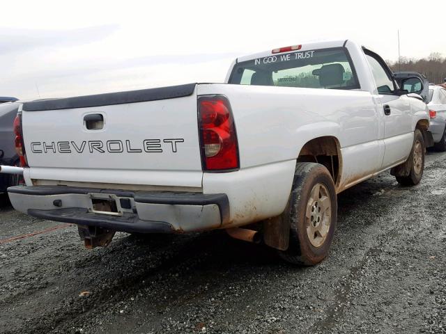 3GCEC14V16G250554 - 2006 CHEVROLET SILVERADO WHITE photo 4