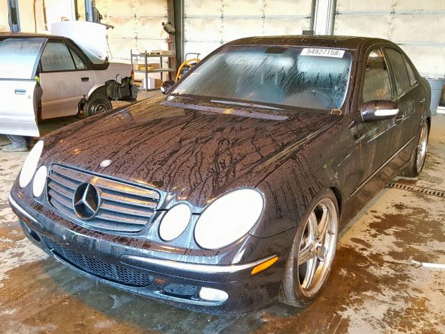 WDBUF65J23A187372 - 2003 MERCEDES-BENZ E 320 BLACK photo 2