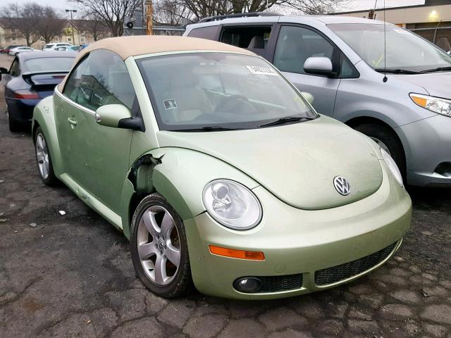 3VWSF31Y67M408522 - 2007 VOLKSWAGEN NEW BEETLE Yaşıl foto 1