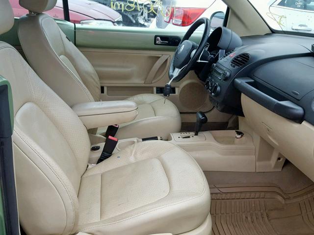 3VWSF31Y67M408522 - 2007 VOLKSWAGEN NEW BEETLE Yaşıl foto 5