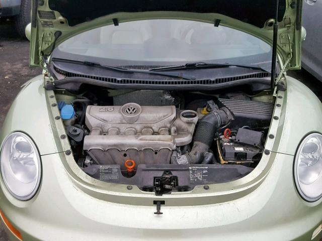 3VWSF31Y67M408522 - 2007 VOLKSWAGEN NEW BEETLE Yaşıl foto 7