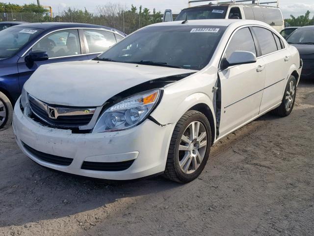 1G8ZS57N07F206243 - 2007 SATURN AURA XE WHITE photo 2