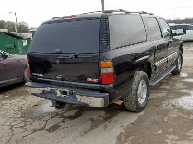 3GKEC16Z25G221602 - 2005 GMC YUKON XL C BLACK photo 4