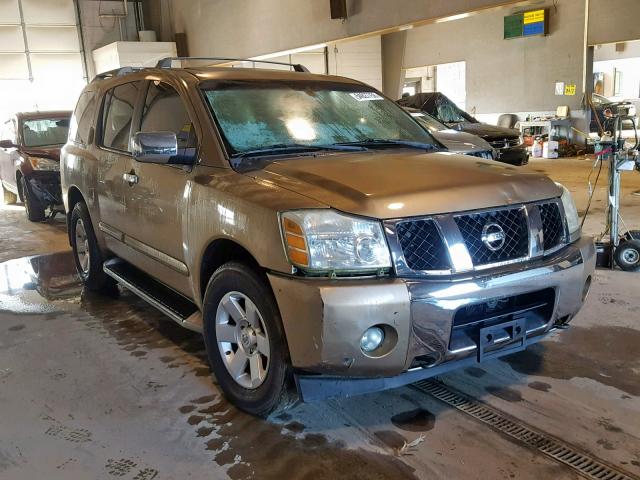 5N1AA08B84N712719 - 2004 NISSAN ARMADA SE GOLD photo 1