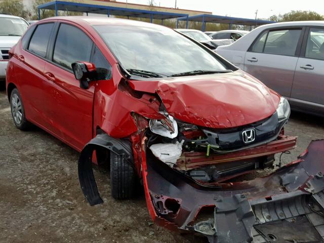 3HGGK5H50FM729001 - 2015 HONDA FIT LX RED photo 1