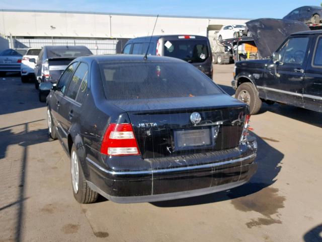 3VWRA69M65M078569 - 2005 VOLKSWAGEN JETTA GL BLACK photo 3