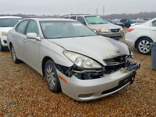 JTHBA30G440007672 - 2004 LEXUS ES 330 SILVER photo 1