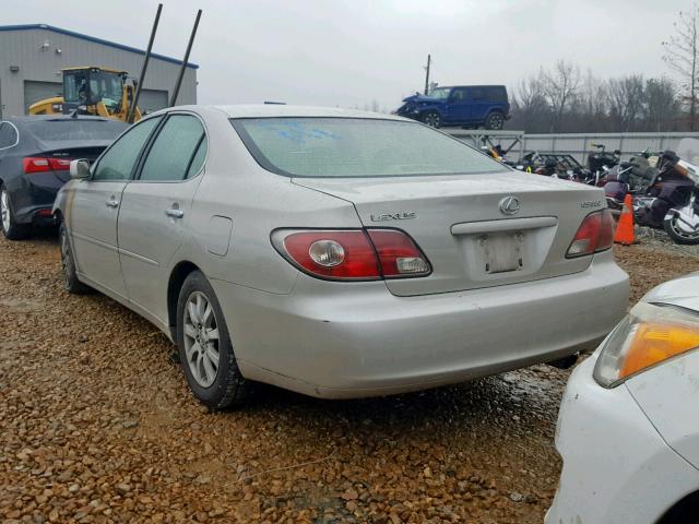 JTHBA30G440007672 - 2004 LEXUS ES 330 SILVER photo 3