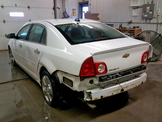 1G1ZD5E00CF303114 - 2012 CHEVROLET MALIBU 2LT WHITE photo 3