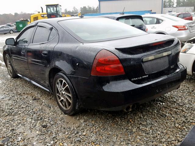 2G2WR524651185376 - 2005 PONTIAC GRAND PRIX BLACK photo 3