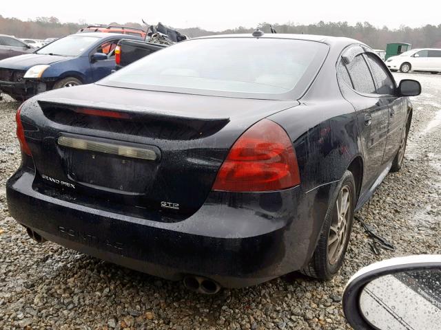 2G2WR524651185376 - 2005 PONTIAC GRAND PRIX BLACK photo 4