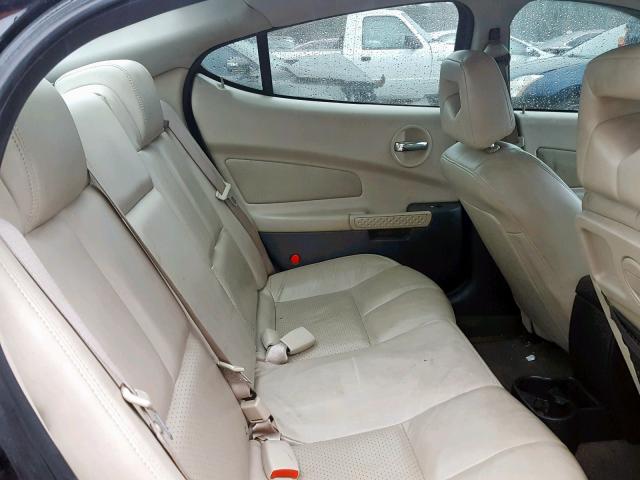 2G2WR524651185376 - 2005 PONTIAC GRAND PRIX BLACK photo 6