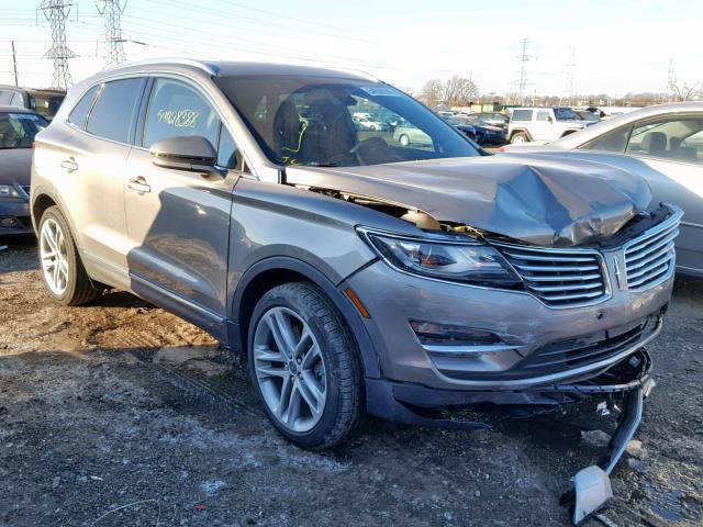 5LMCJ3D9XHUL52147 - 2017 LINCOLN MKC RESERV GRAY photo 1