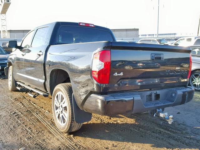 5TFAY5F14JX702504 - 2018 TOYOTA TUNDRA CRE BLACK photo 3