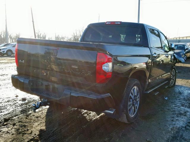 5TFAY5F14JX702504 - 2018 TOYOTA TUNDRA CRE BLACK photo 4