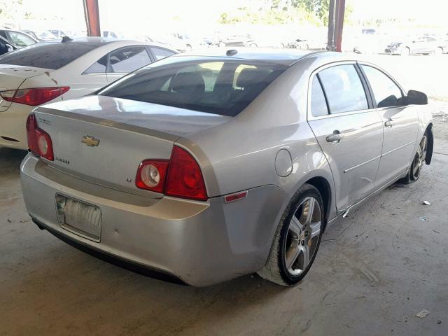 1G1ZH57B49F250347 - 2009 CHEVROLET MALIBU 1LT 银色 照片 4