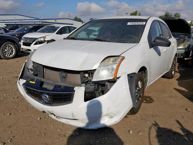 3N1AB6AP4BL667627 - 2011 NISSAN SENTRA 2.0 WHITE photo 2