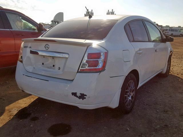 3N1AB6AP4BL667627 - 2011 NISSAN SENTRA 2.0 WHITE photo 4