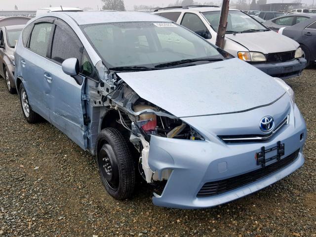 JTDZN3EU9D3270354 - 2013 TOYOTA PRIUS V BLUE photo 1