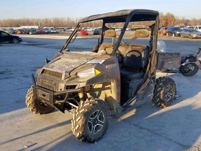 4XAUH9EA6EG344969 - 2014 POLARIS RANGER 900 BLACK photo 2